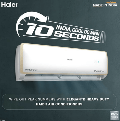 Haier 1.0 Ton 5 Star Inverter Split AC(Intelli Convertible 7-in-1, Triple Inverter+ Technology, 2023, HSU13E-TXG5BE-INV, White) - Image 5